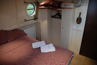 Single beds cabin